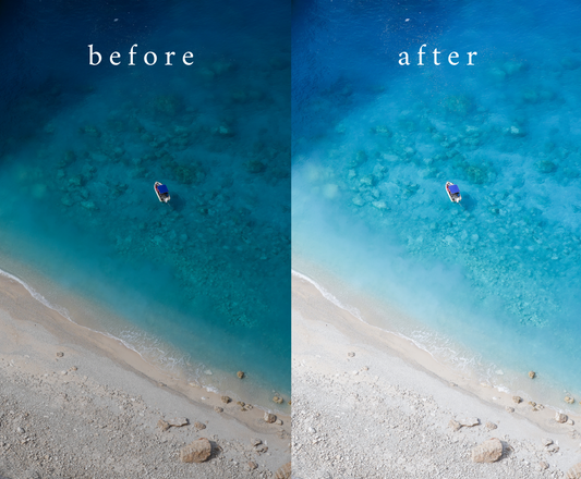 Bright Ocean Photo Preset Edit