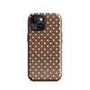 Brown & Blue Polka Dot Phone Case
