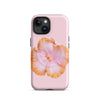 Moon Hibiscus Phone Case in Himalayan Pink