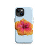 Tropical Hibiscus Phone Case no.2 in Artic Blue