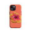 Tropical Hibiscus Phone Case no.2 in Coral