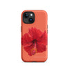 Rosa Tropical Hibiscus Phone Case in Orange