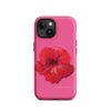 Aurora Hibiscus Phone Case in Warm PInk