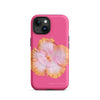 Moon Hibiscus Phone Case in Warm Pink