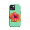 Tropical Hibiscus Phone Case no.2 in Palm Green