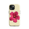 Pink Tropical Hibiscus Phone Case in Butter