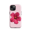 Pink Tropical Hibiscus Phone Case in Himalayan Pink