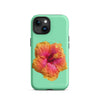 Tropical Hibiscus Phone Case in Palm Green