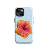 Tropical Hibiscus Phone Case in Artic Blue