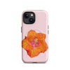 Sunset Hibiscus Phone Case in Himalayan Pink