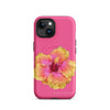 Malia Hibiscus Phone Case in Hot Pink