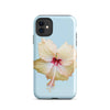 Hibiscus Phone Case in Artic Blue without Magnet