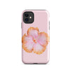 Moon Hibiscus Phone Case in Himalayan Pink without Magnet