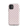 Pink Polka Dot Phone Case Without Magnet