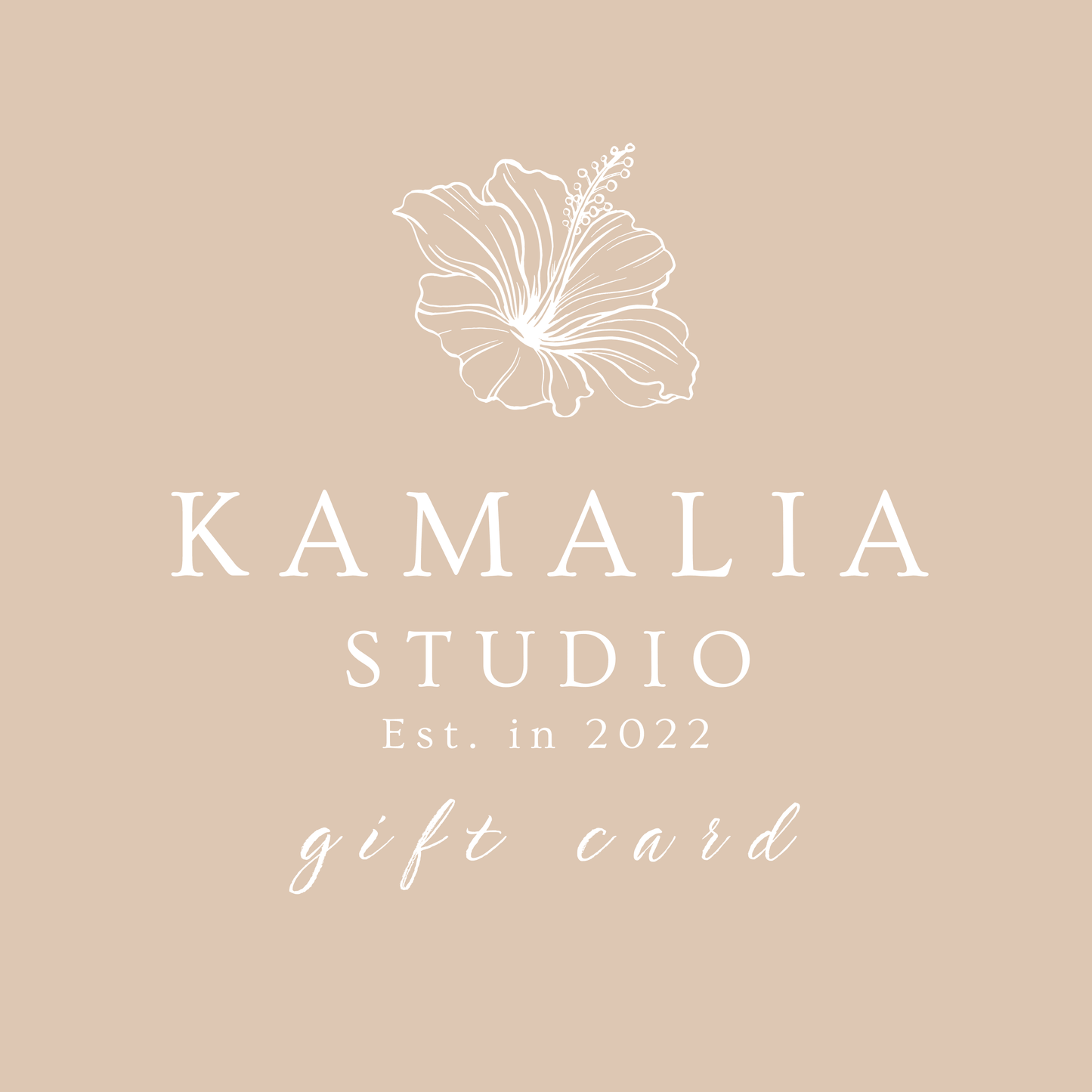 Kamalia Studio Gift Card Print Kamalia Studio $450 