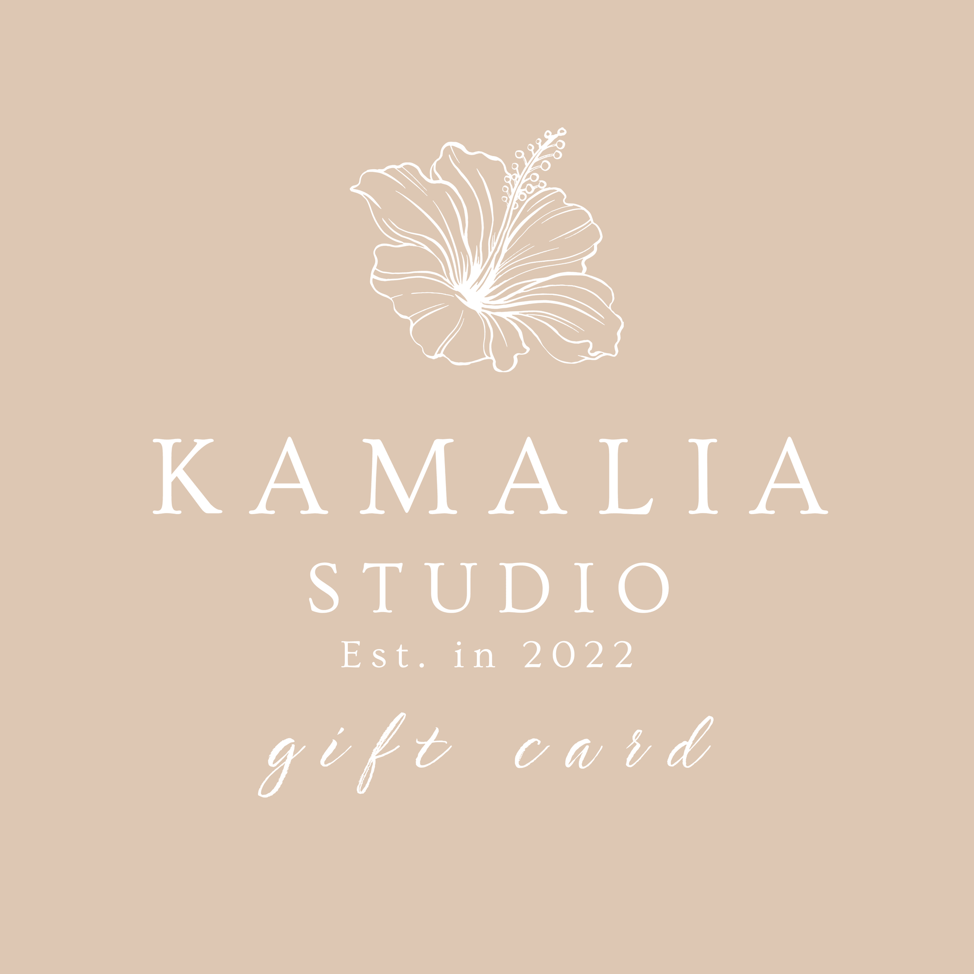 Kamalia Studio Gift Card Print Kamalia Studio $50 